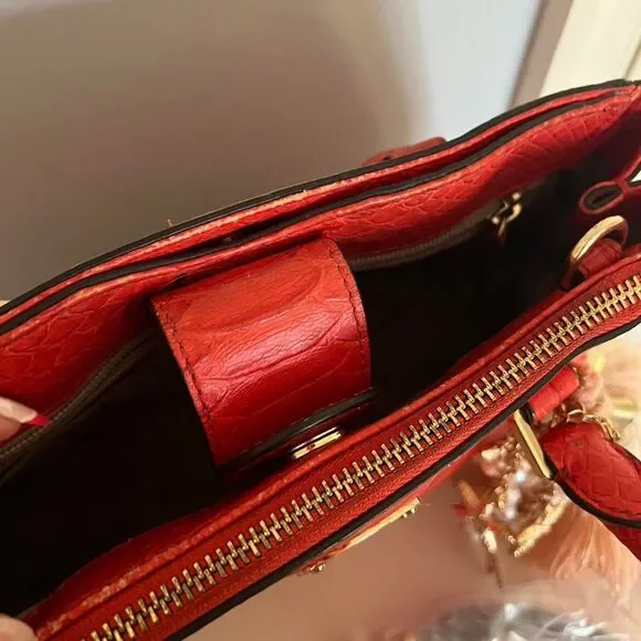 Michael-kors Women's Red and Orange Bag - Picture 5 of 8